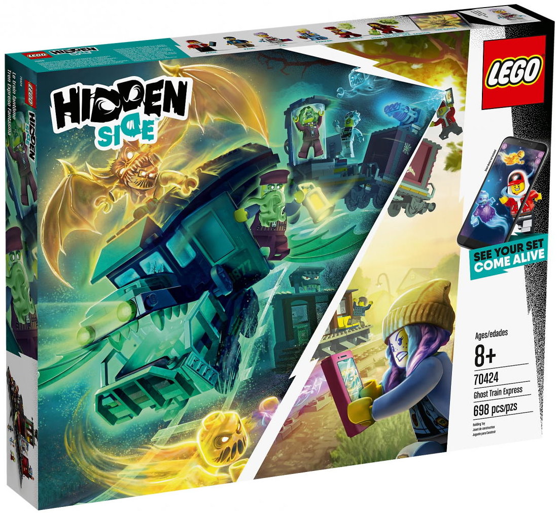 KLOCKI LEGO HIDDEN SIDE POCIĄG EKSPRES WIDMO 70424 Marka LEGO