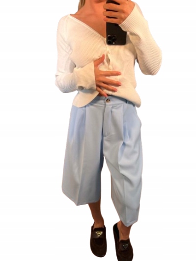 Lady Drama Kraťasy Culotte Světle Modrá 3 (L/XL)