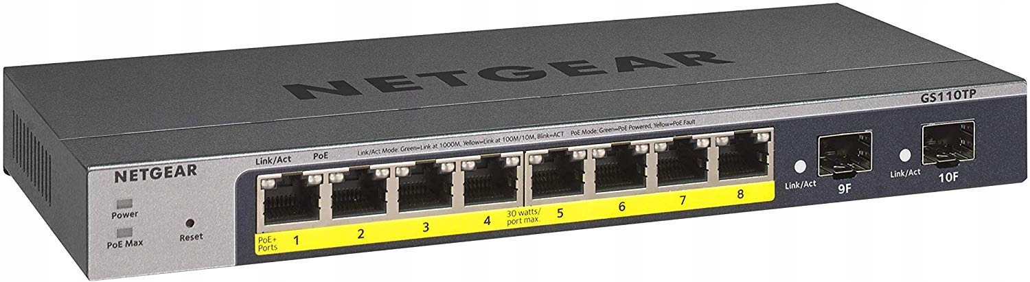 Netgear 8P Ge Poe Smart Managed Pro Switch