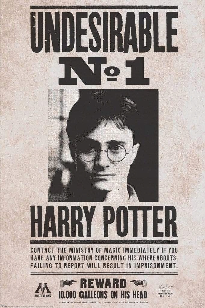 

Harry Potter Poster Undesirable (91.5X61)