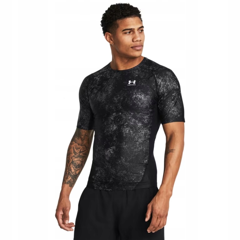 Under Armour Koszulka Treningowa Heatgear Iso-chill Printed Black L