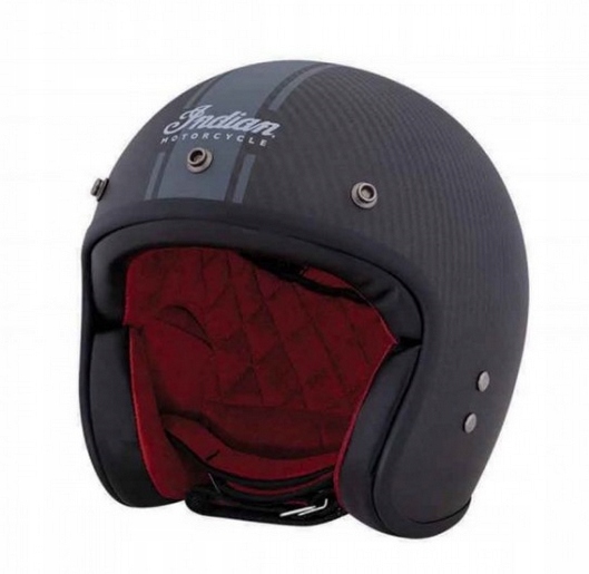 Otvorená Motocyklová Prilba Jet Indian A500 Carbon Black Grey Matt Xs 53-54 cm