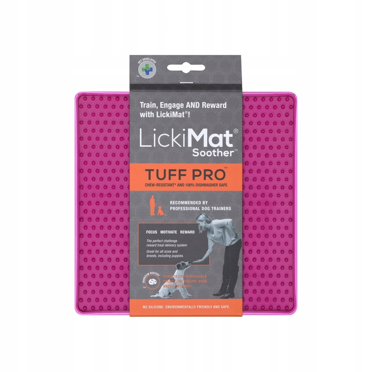 

LickiMat Tuff Soother Pro Różowy