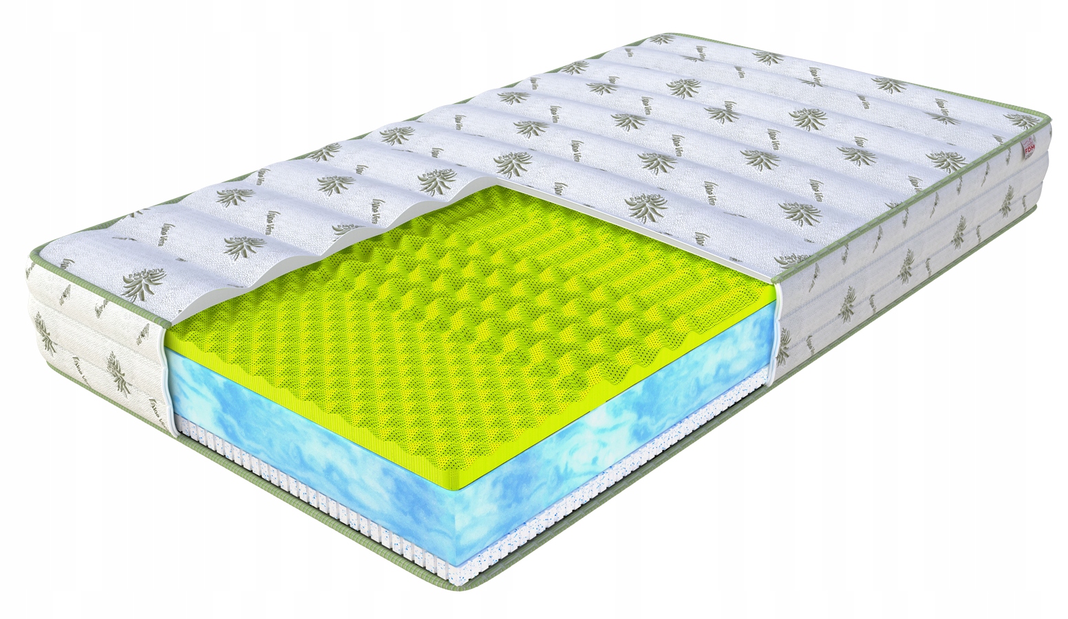 

Materac piankowy 200x200 biofoam lateks Nebula