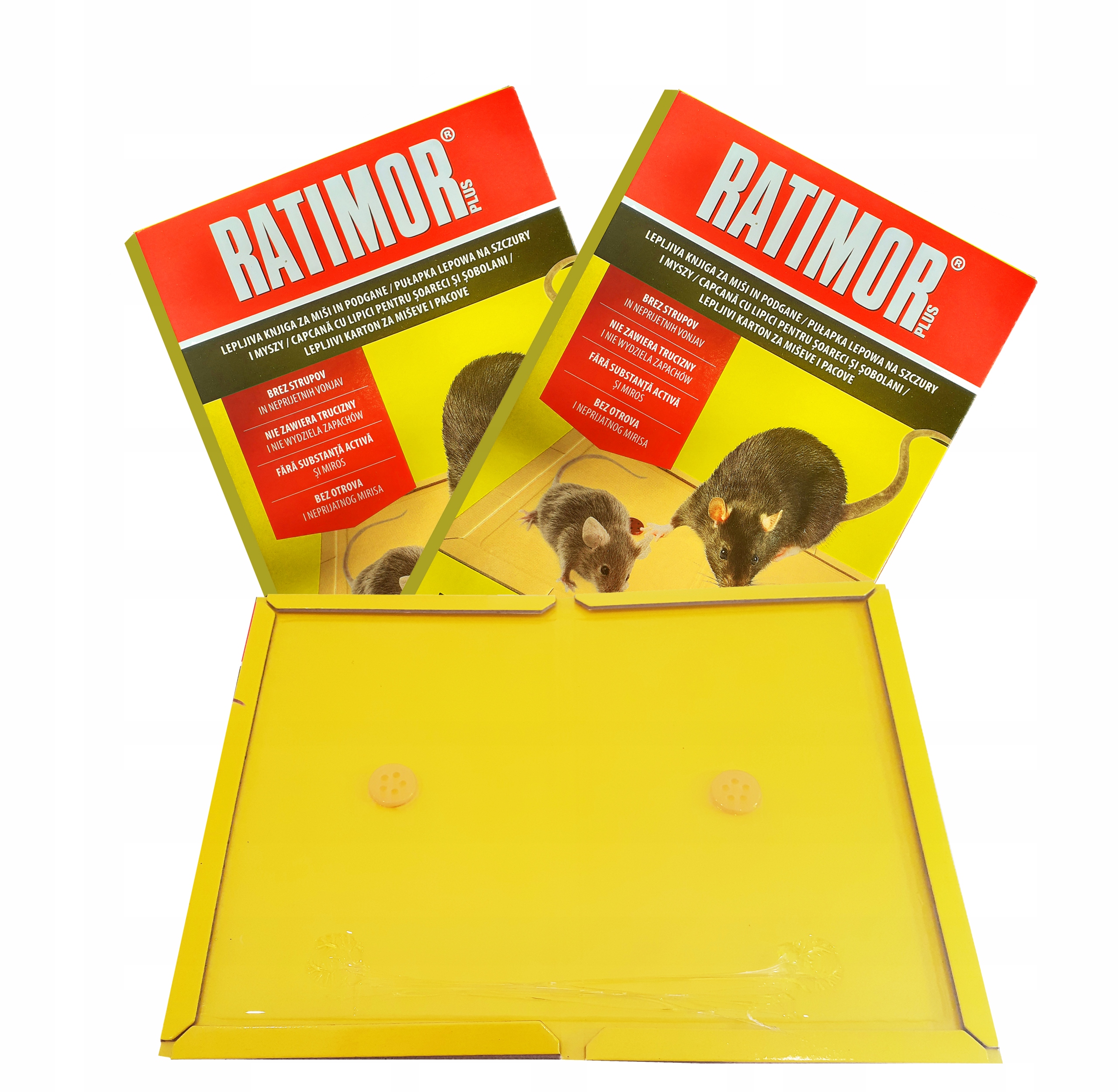 

3x Pułapka Lepowa Lep Na Szczury I Myszy Ratimor