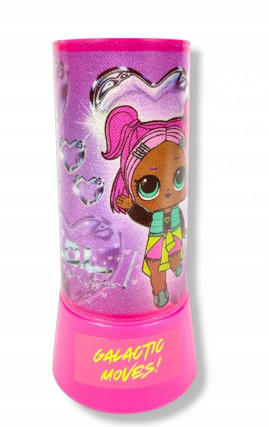 LOL Surprice dziecięca lampka Led z Projektorem Kolor dominujący róże i fiolety