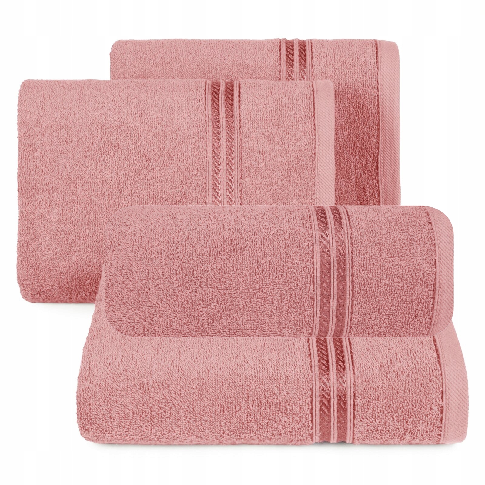 Ręcznik kąpielowy komplet 2x70x140+2x 50x90 bawełna 450g Eurofirany lila