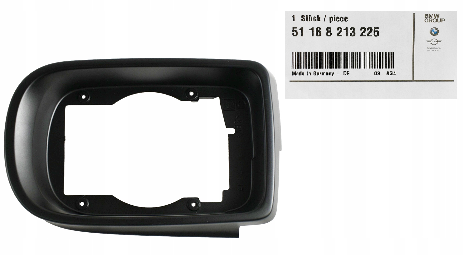 51168213225 - OE BMW рамка крышка зеркала BMW 7 E38 оригинал