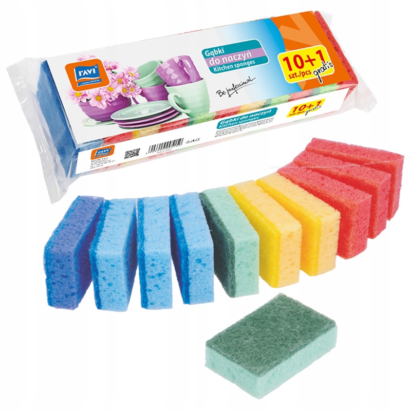 

Ravi Gąbki Do Naczyń Zmywaki Miękkie 10 1