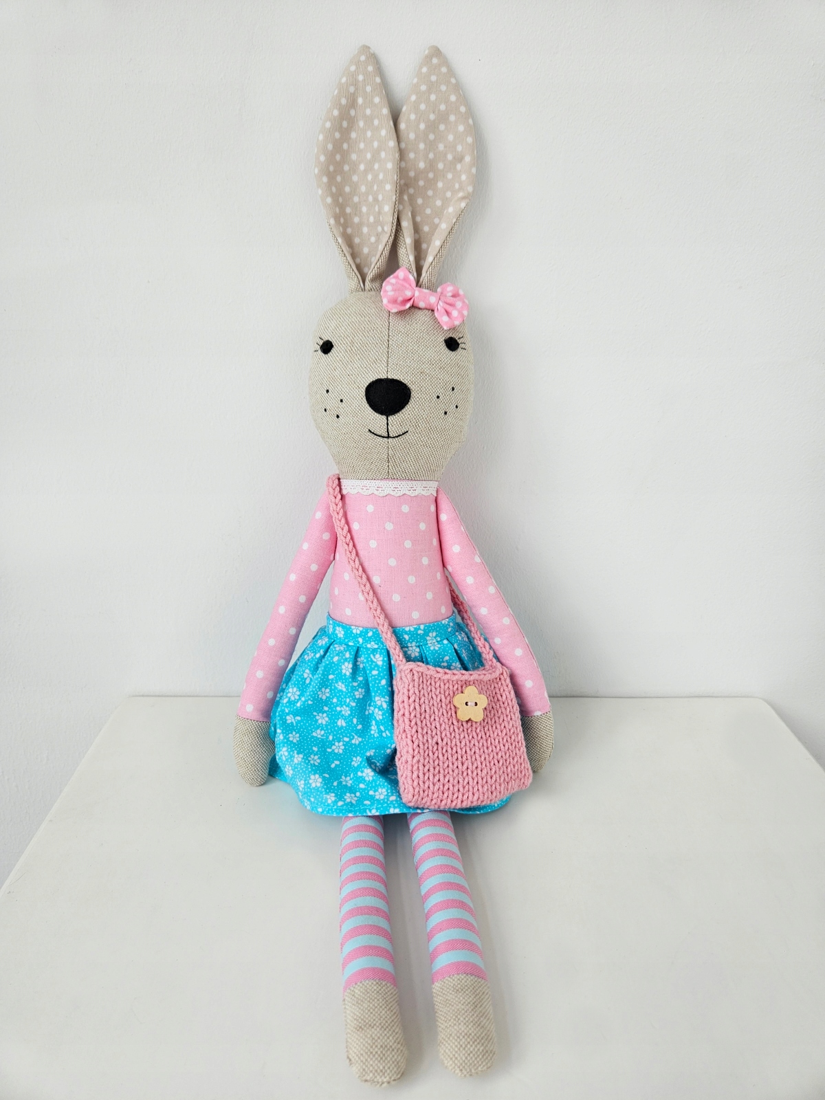 Plyšák Zajíček hračka pro holčičku zajíc