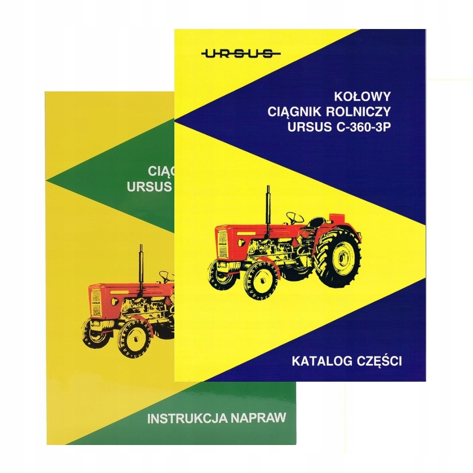 Sada Návodů K Opravě Obsluhy Katalog Dílů Traktor Ursus C-360 3P