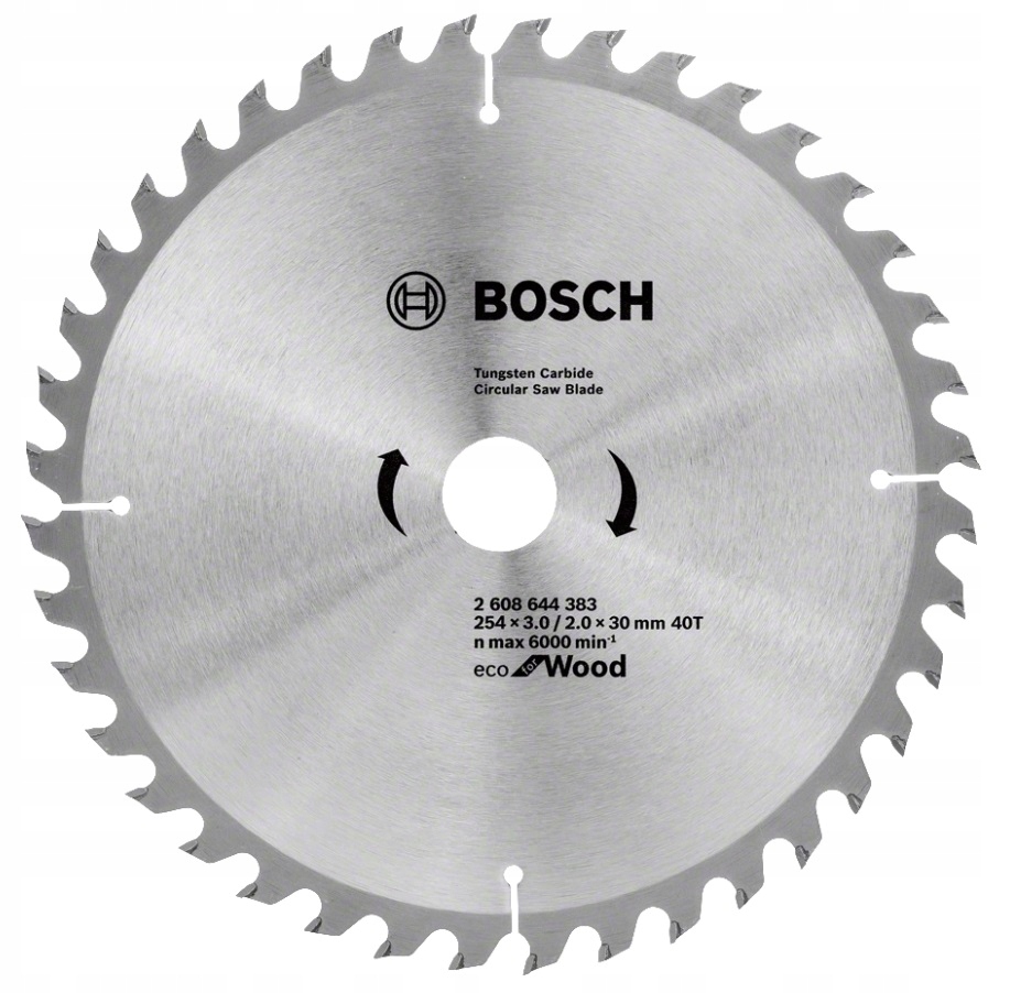 Bosch Tarcza Piła 254mm 40z Do Drewna Eco for Wood