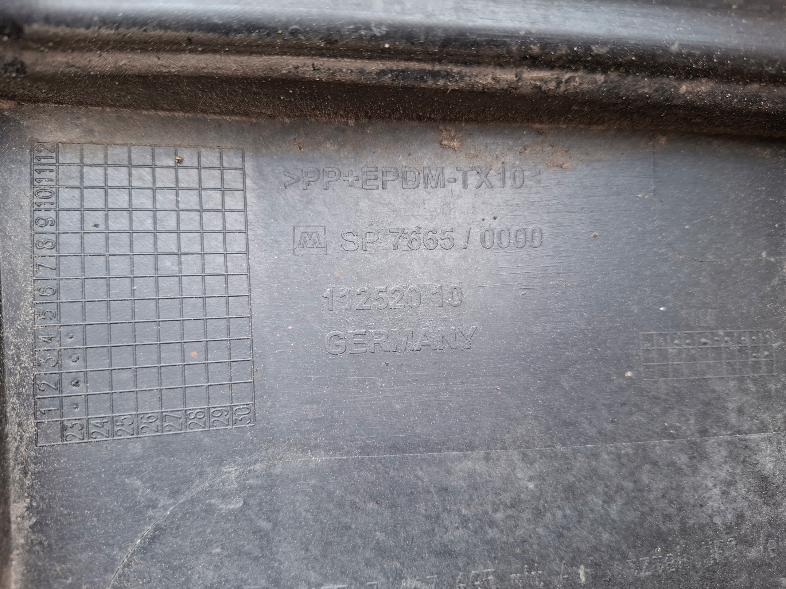 moulding threshold threshold left MINI COUNTRYMAN F60 23r black