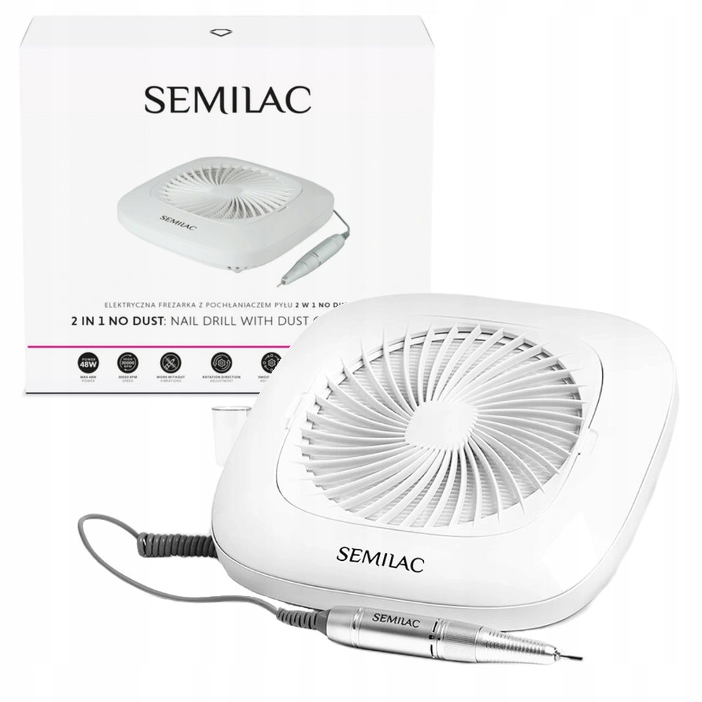 Semilac Odsavač prachu a Bruska na nehty 2v1