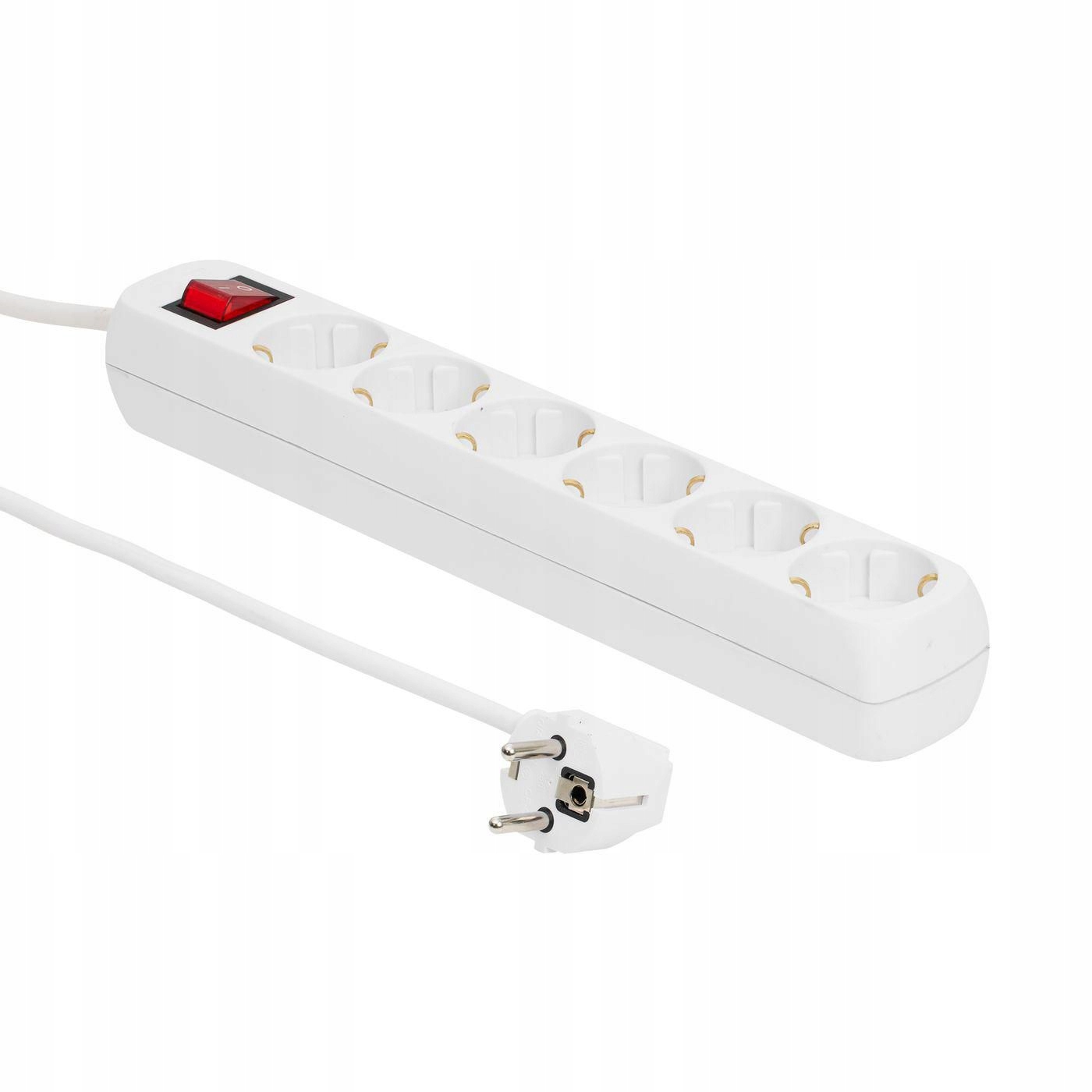 MicroConnect 6-pinová zásuvka Schuko 10M bílá