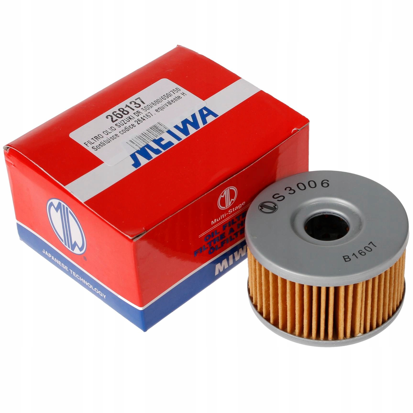 

Miw Filtr oleju S3006 (HF137) Suzuki motocykle