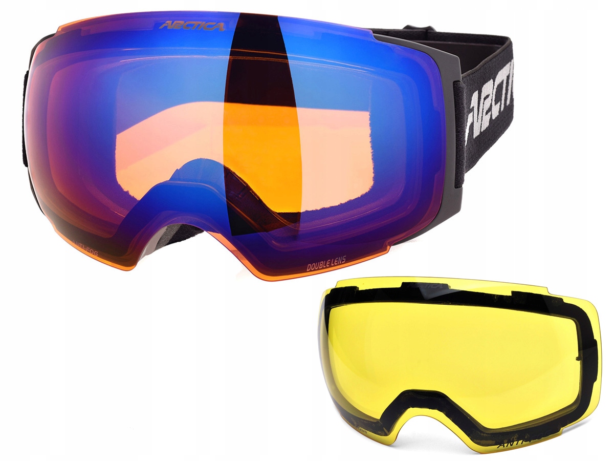 Arctica G-105D Lyžařské Brýle S2 Rozjasňující Sklo Žlutá Kat. 1/S1