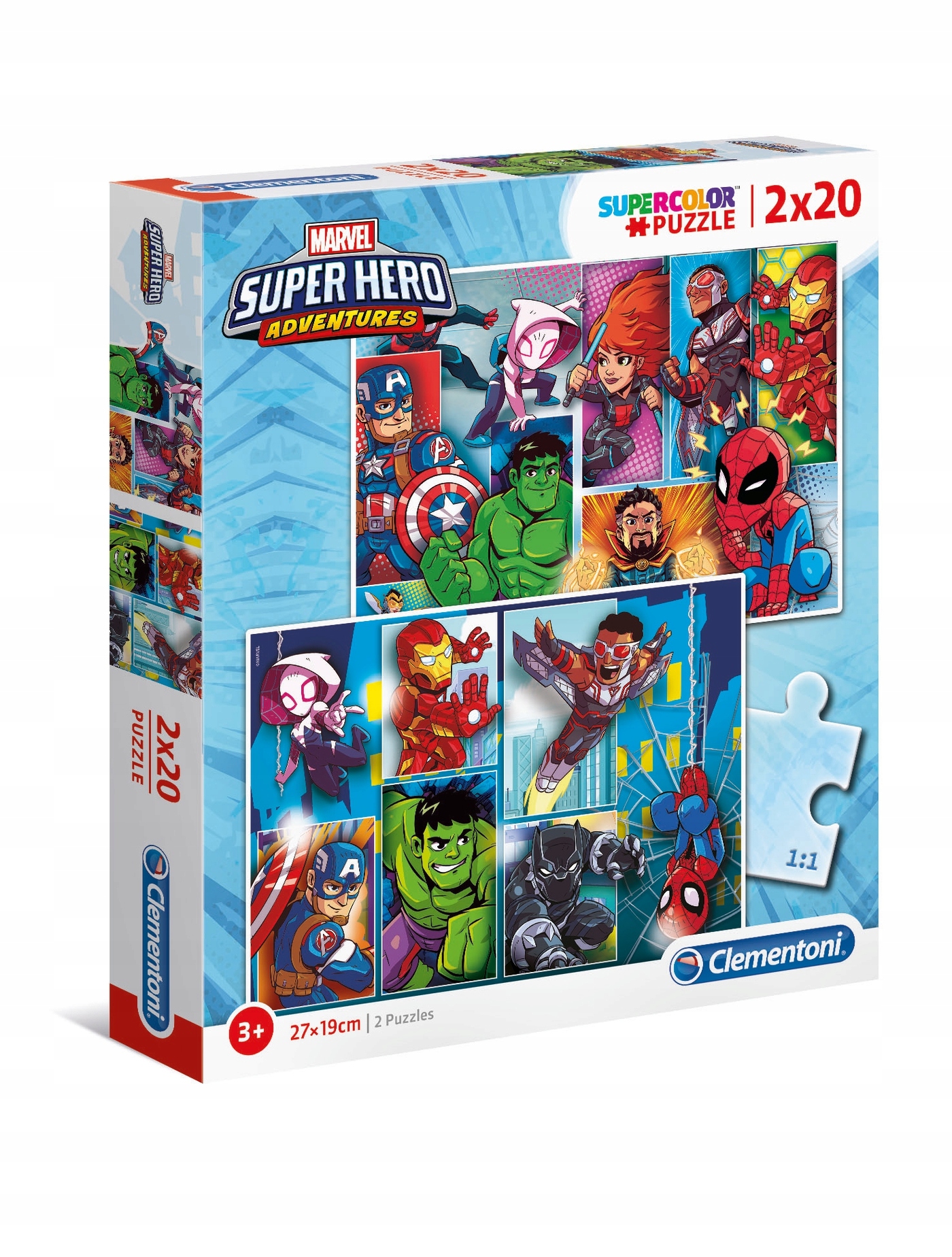

Puzzle Clementoni Marvel Hero 2x20 el.