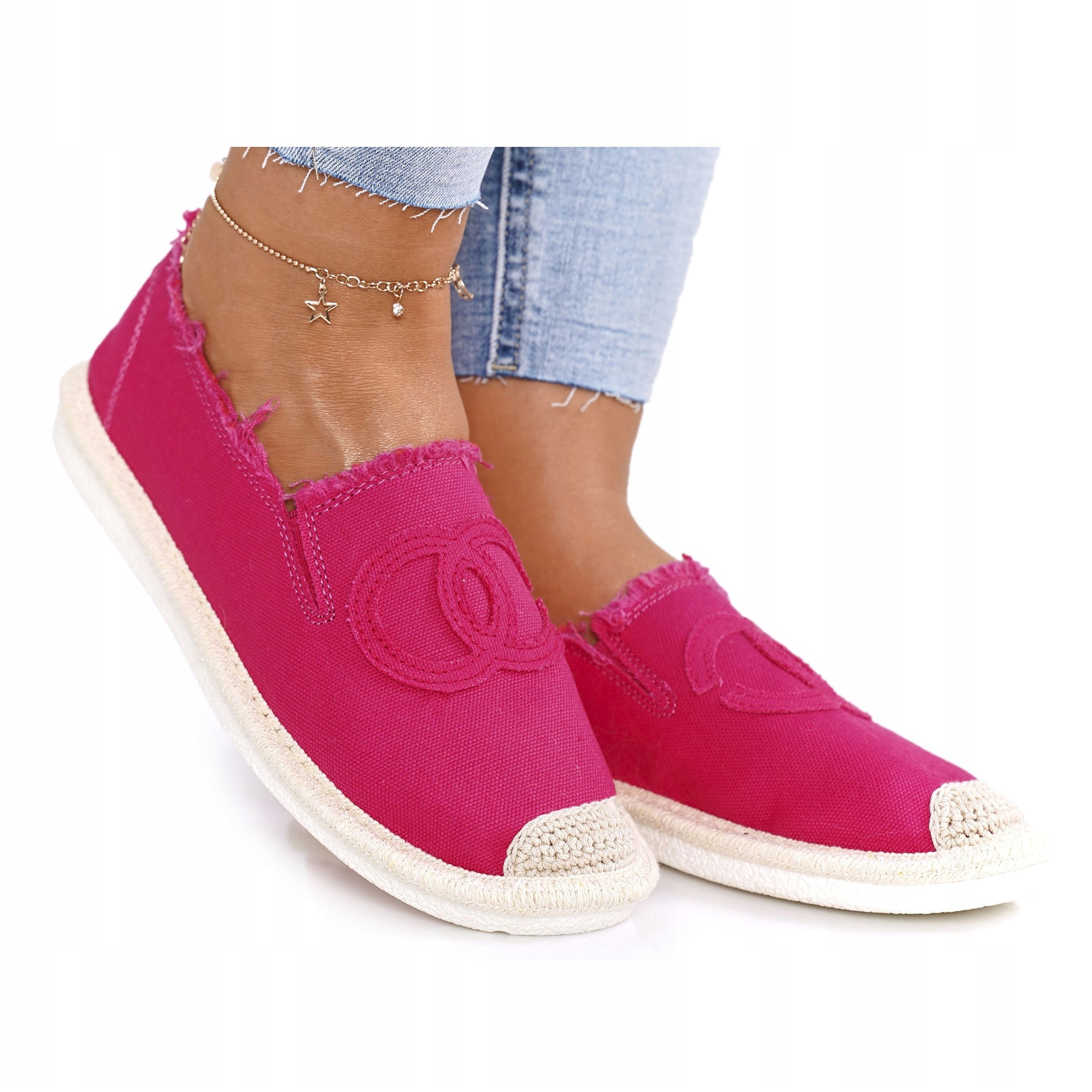 

Beżowy Różowe Tkanina Buty Kobiety PS1 r.37