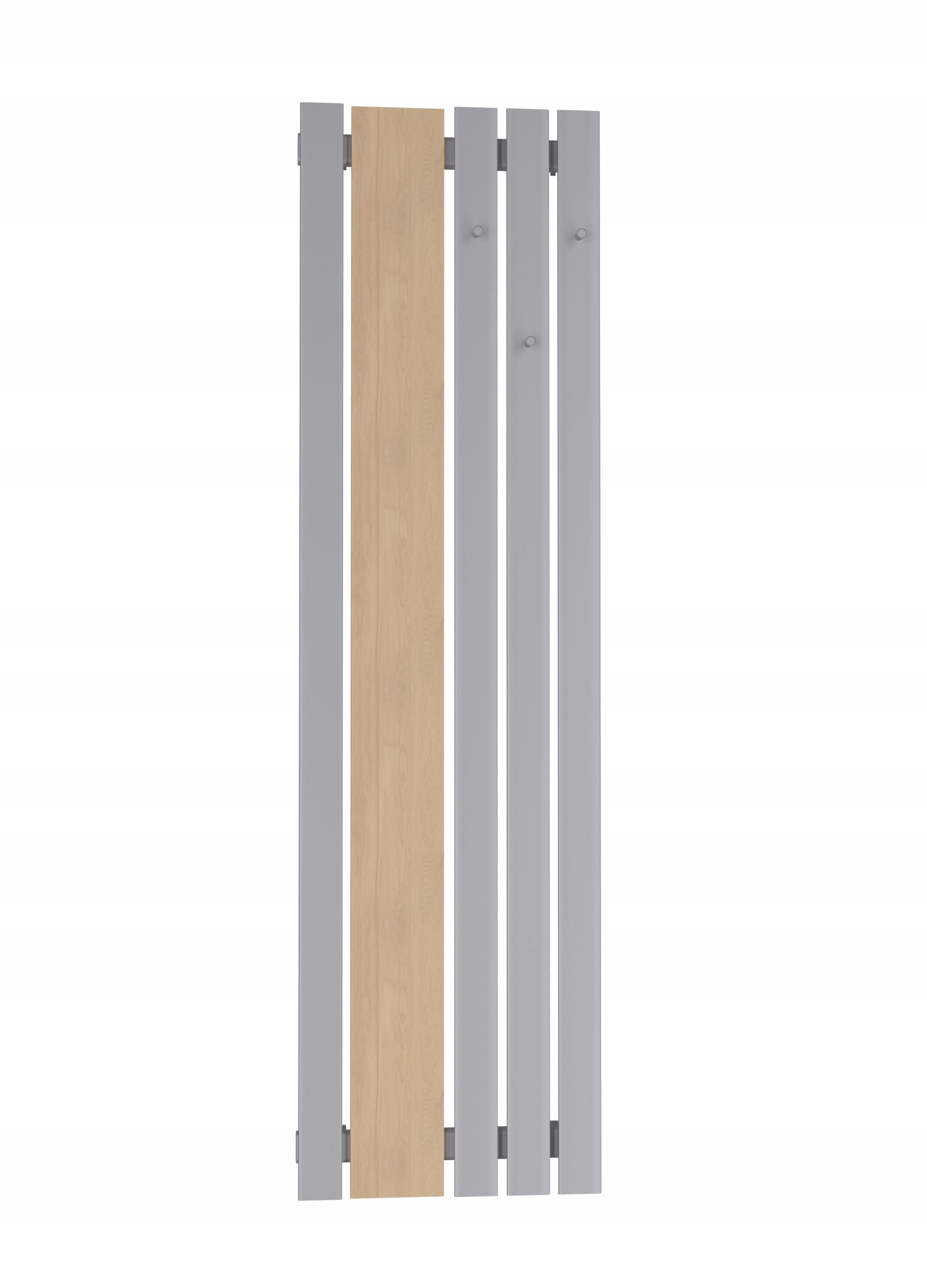Dekoratívny panelový radiátor Bello wood hook 180/52 Strieborný