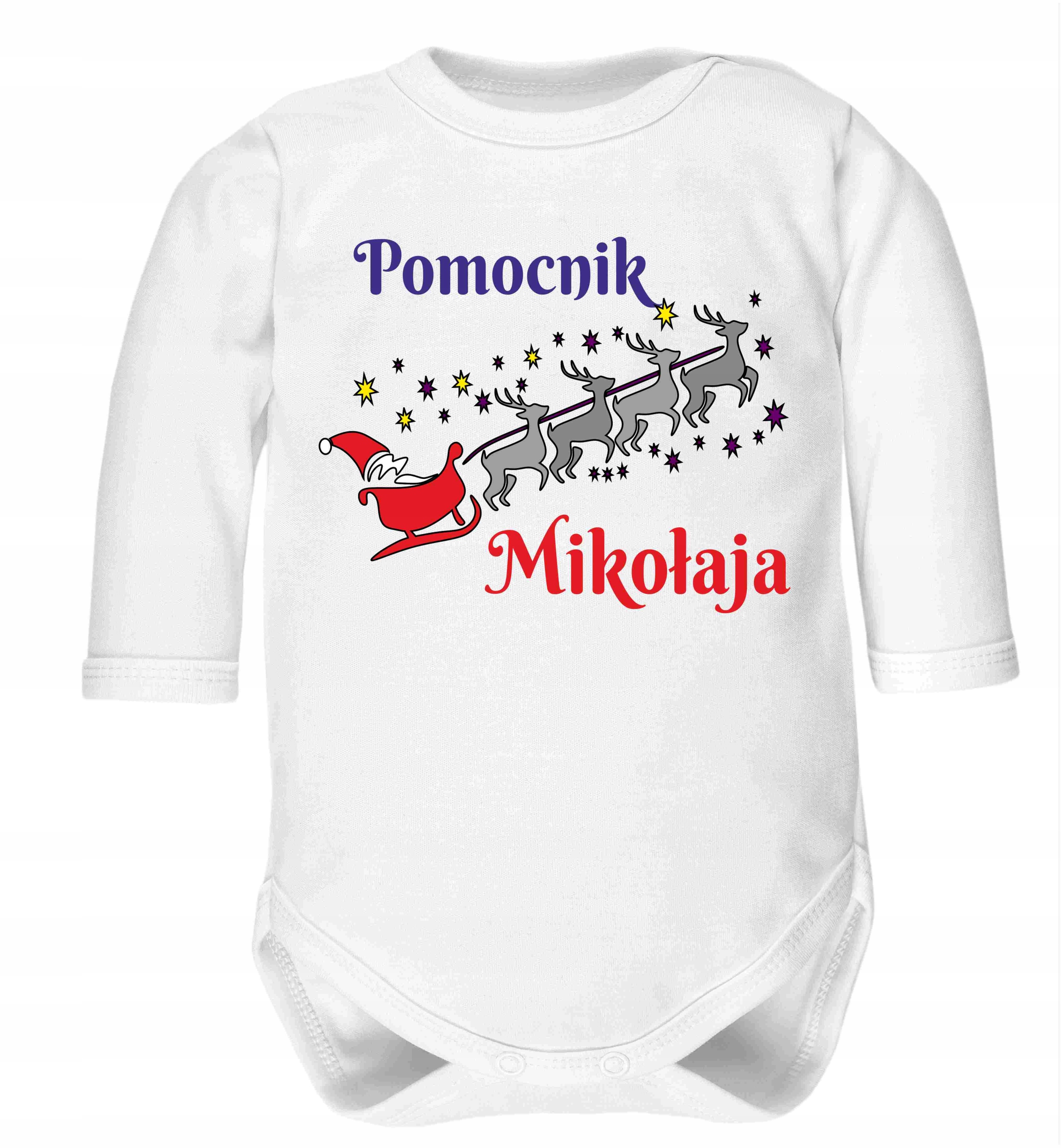 

Body świąteczne Pomocnik Mikołaja mix kolorów 92