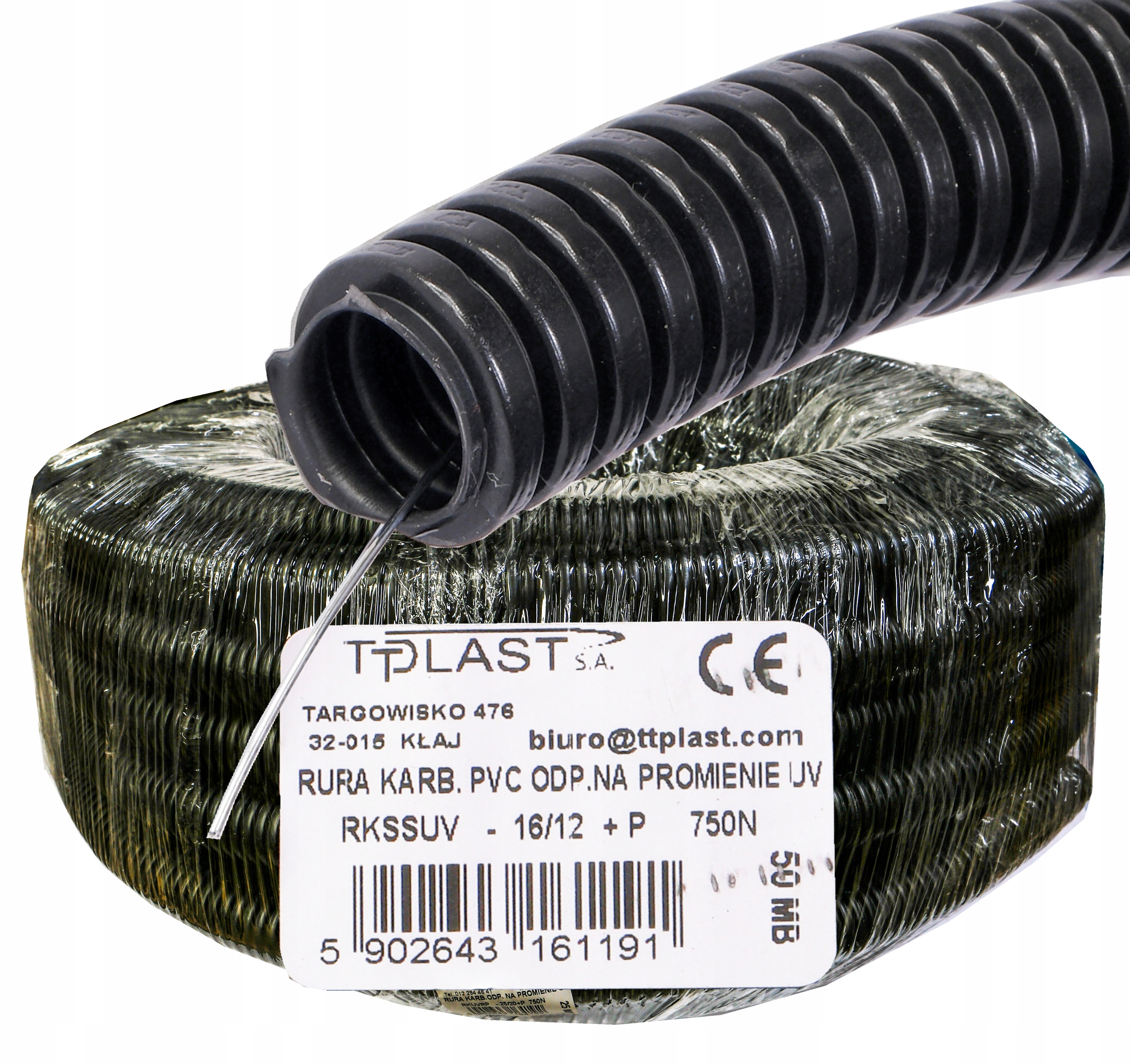 Rura karbowana peszel odporna UV RKSSUV 16/12 50m