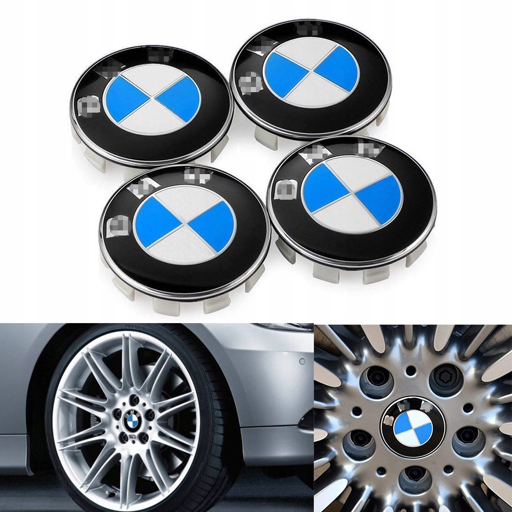 

4szt Bmw Dekielek Dekielki Kapsle Dekiel 68MM Nowe