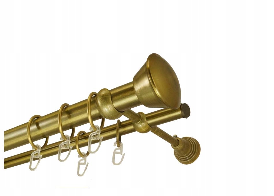 

Karnisz metalowy fi 25+16 podwójny 580 cm