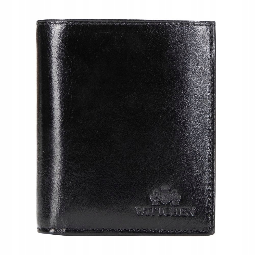 Malá pánská kožená peněženka Wittchen Italy 21-1-124-L10 černá elegantní