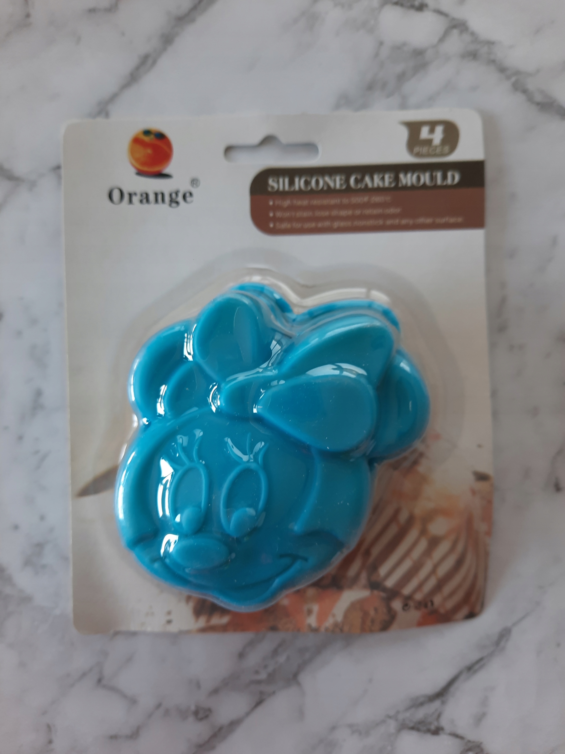 

Silikonowe foremki do babeczek myszka Mini 4szt.