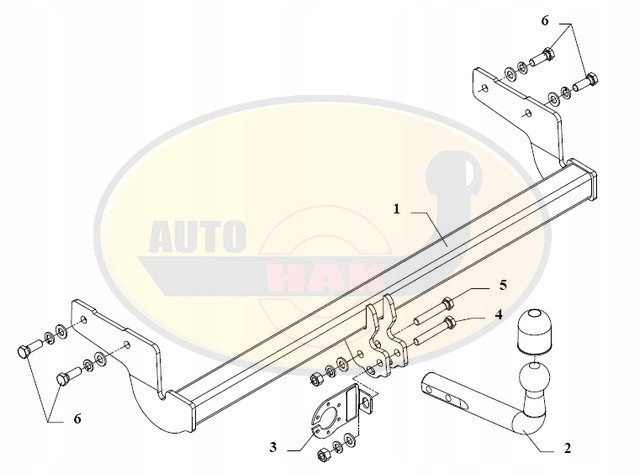HAK HOLOWNICZY + 7 PIN HYUNDAI ACCENT 2000-2005 Producent Auto-hak