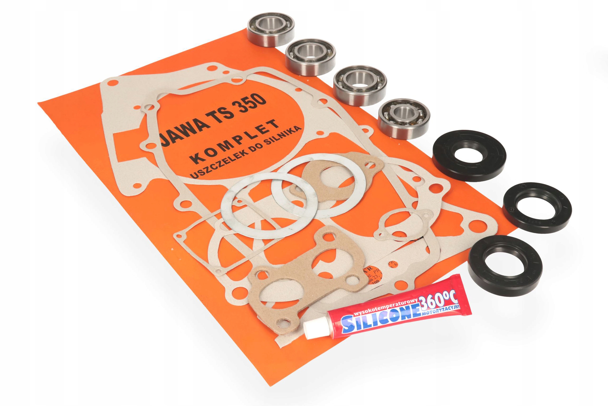 122800 - Jawa TS 350 638 639 підшипники сальники ущільнення