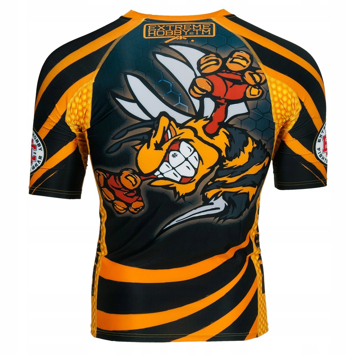 RASHGUARD MMA Extreme Hobby ANGRY WASP BJJ - S Rozmiar S