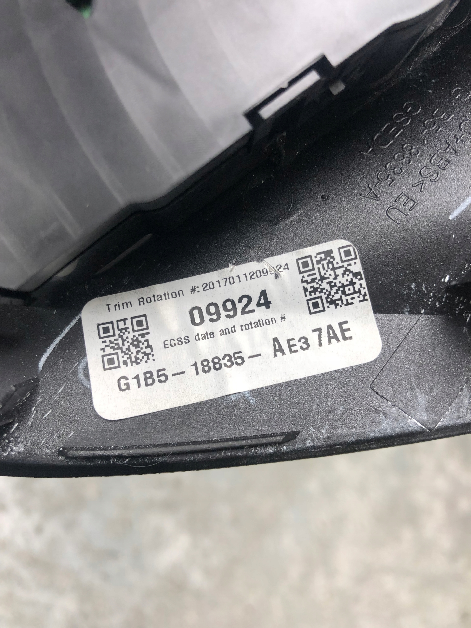 FORD KA + plus control panel RADIA G1B518K581BA