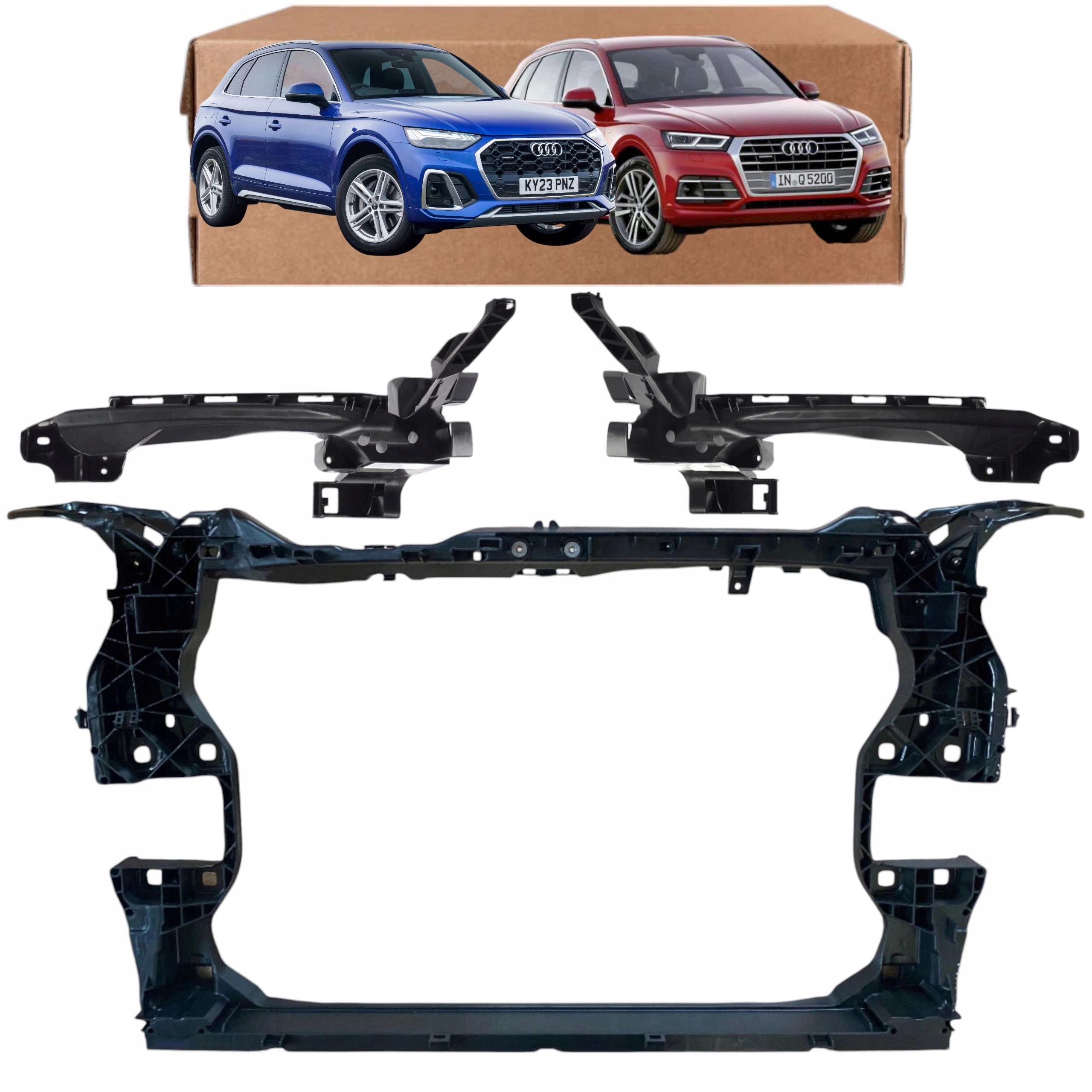 Přední Pás Skluznice Lamp upevnění zesílení Audi Q5 80A II Fyb 16-20