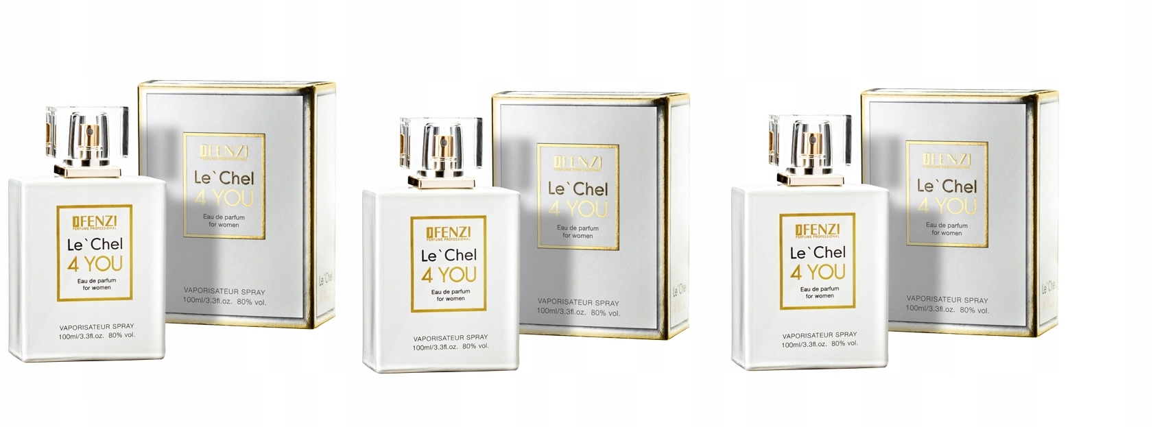 

Jfenzi Le'chel 4 You 3x100ml Edp Women