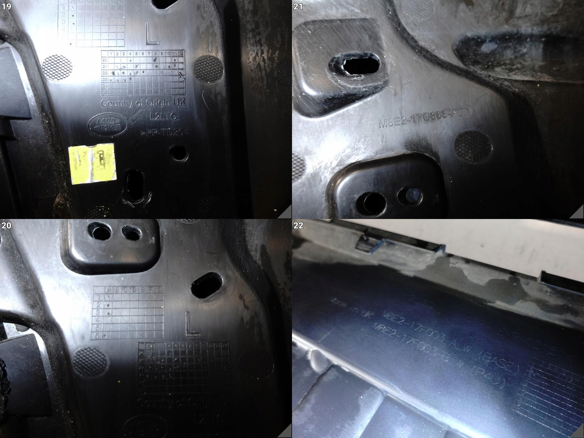 LAND ROVER RANGE ROVER L460 V 5 22- bumper + grid front (6xPDC/washers)