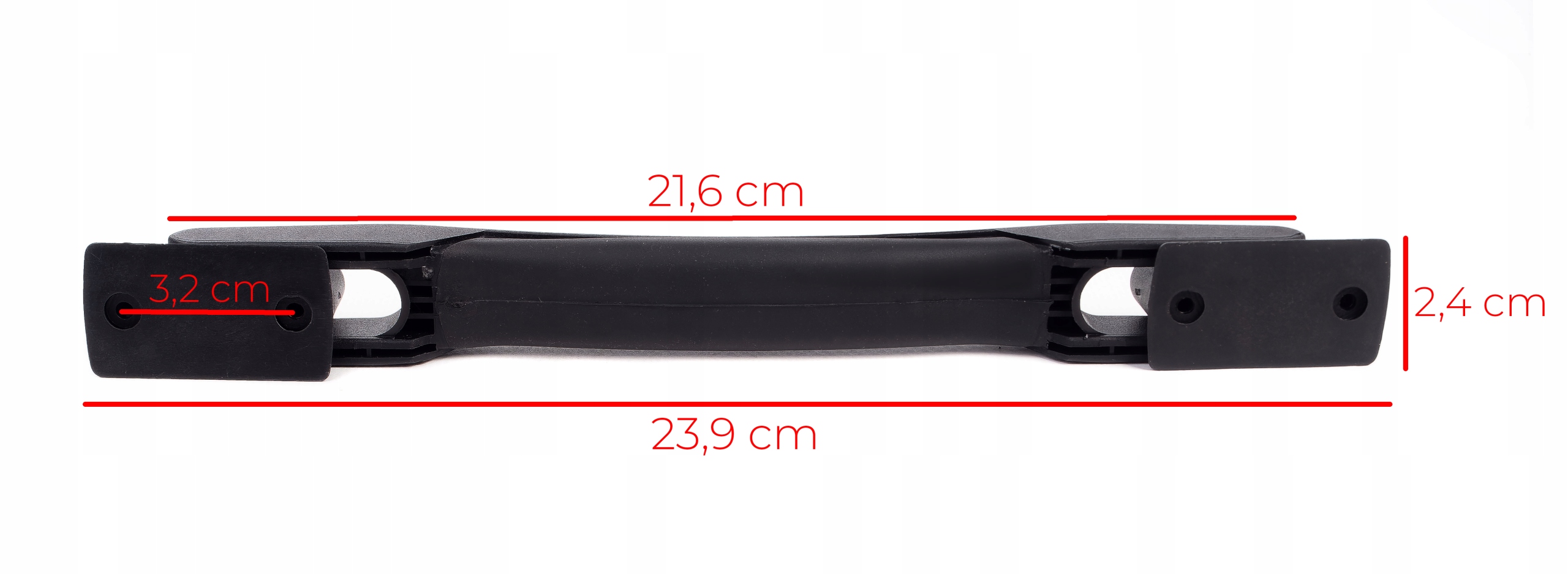 UCHWYT RĄCZKA CZĘŚĆ DO WALIZKI TORBY KUFEREK BAGAŻ Rodzaj twarda