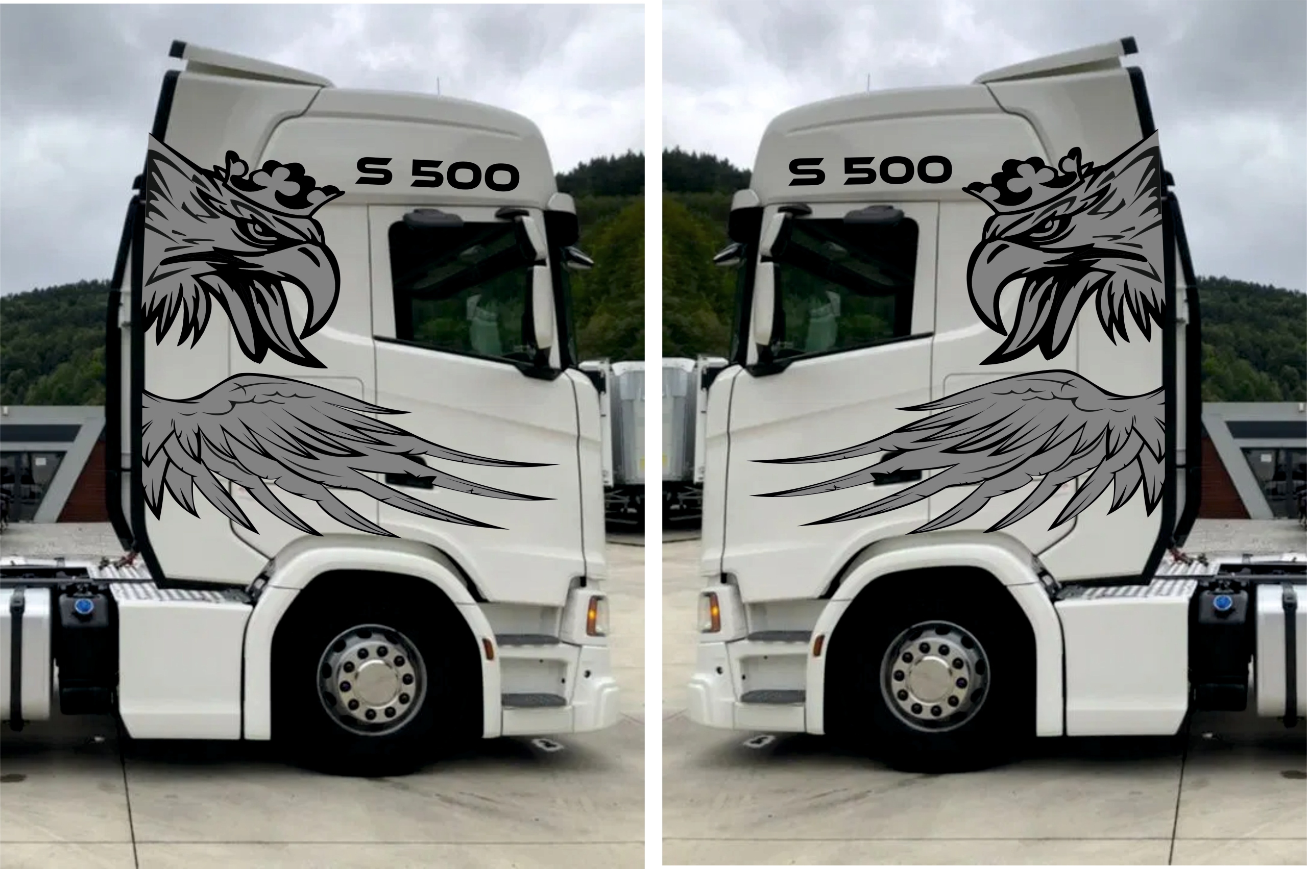 NAKLEJKI NAKLEJKA SCANIA NEW MODEL WZOR 20 POLIMER EAN 0683489645926
