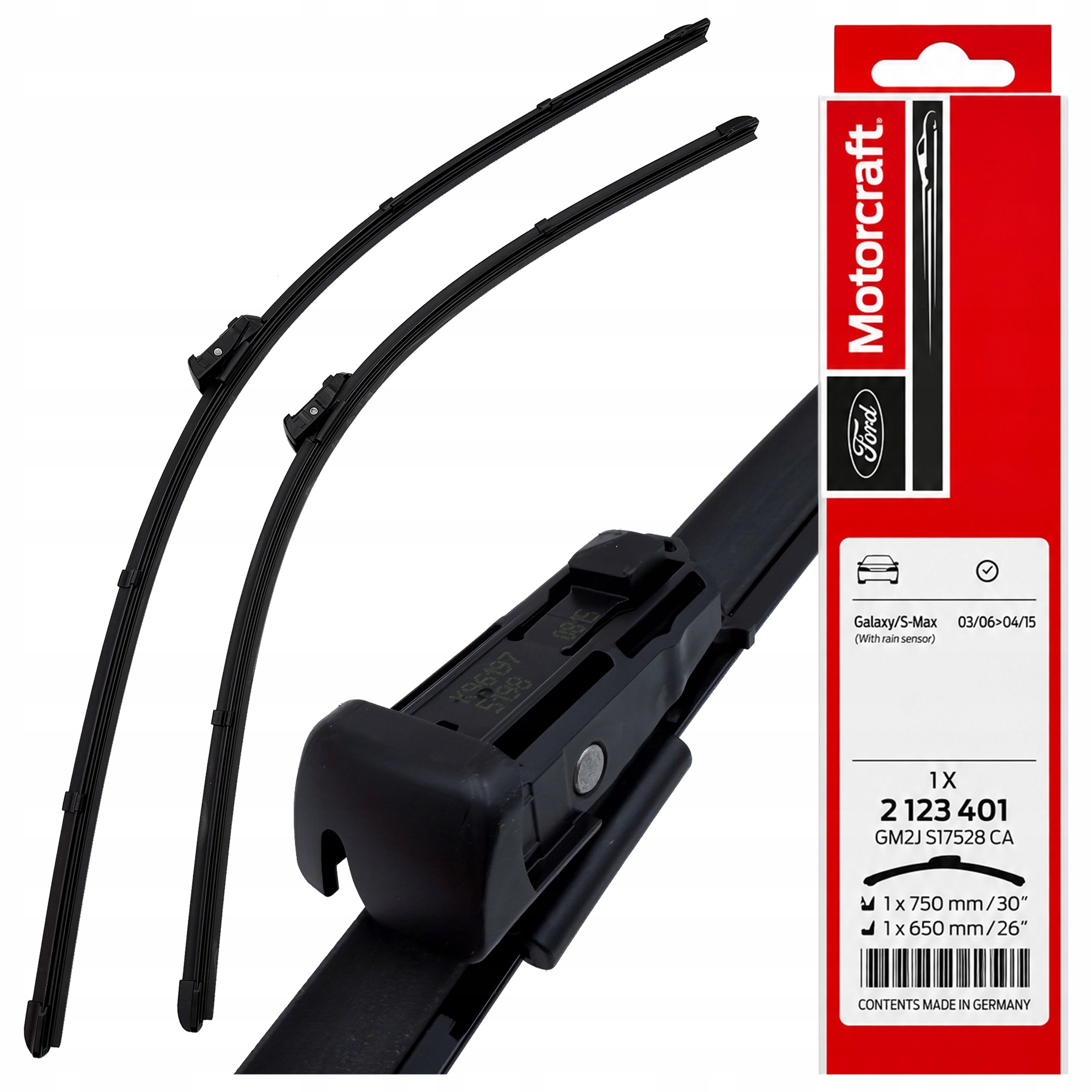 Wycieraczki Ford Galaxy S-max 2006-2015 przód 750/650 2123401 Oryginalne