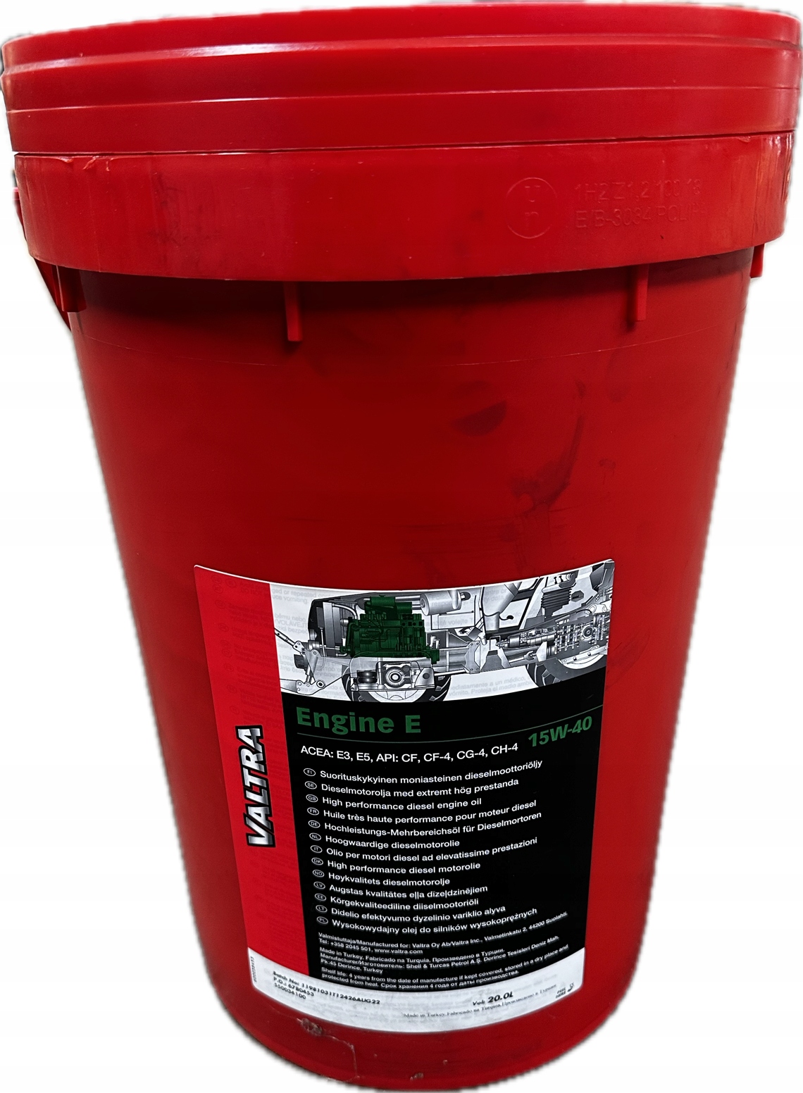 OLEJ SHELL 15W-40 RIMULA R4L 20L Pojemność opakowania 20 l