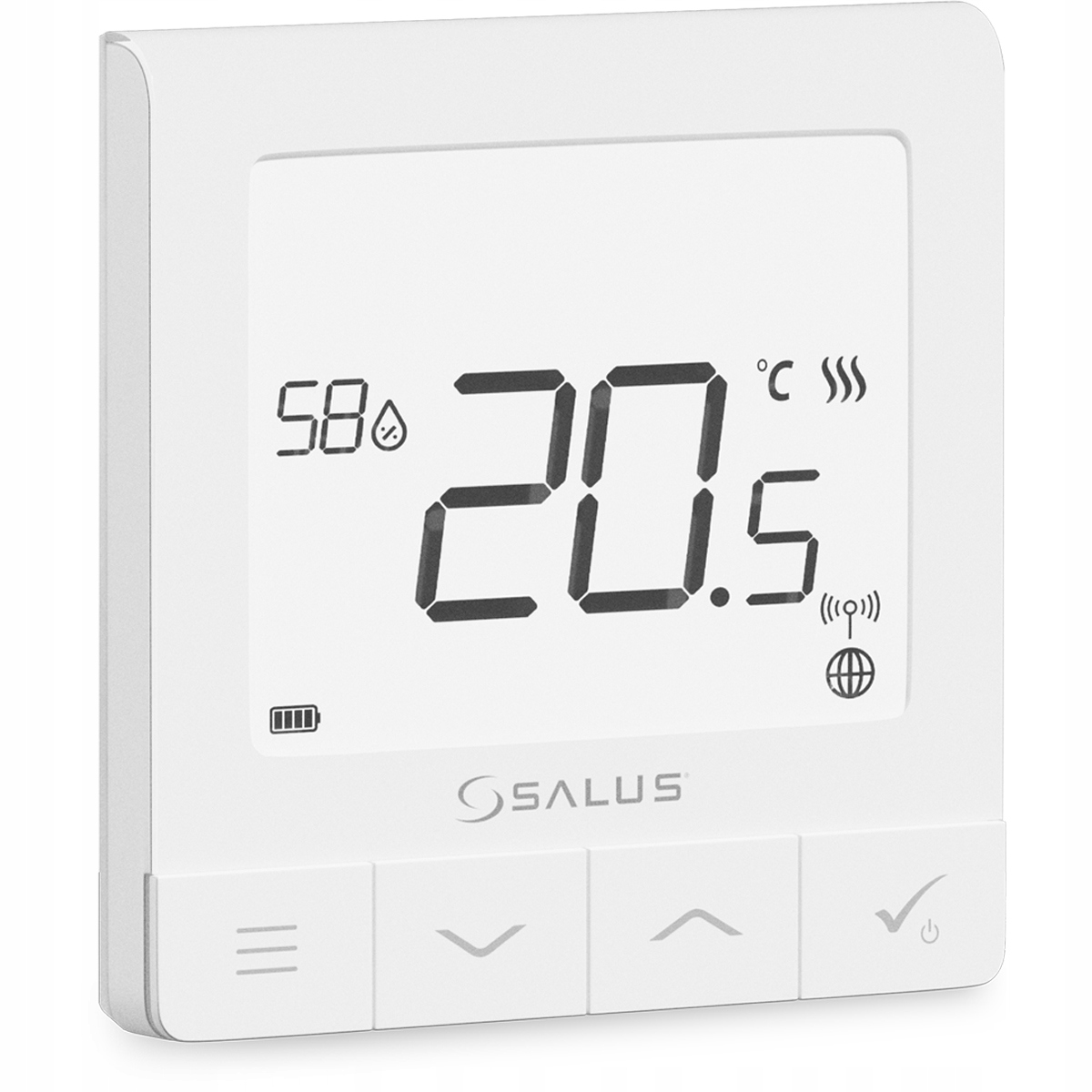 Bezdrôtový Regulátor Teploty – Certifikát Erp V Salus SQ610RF Slim