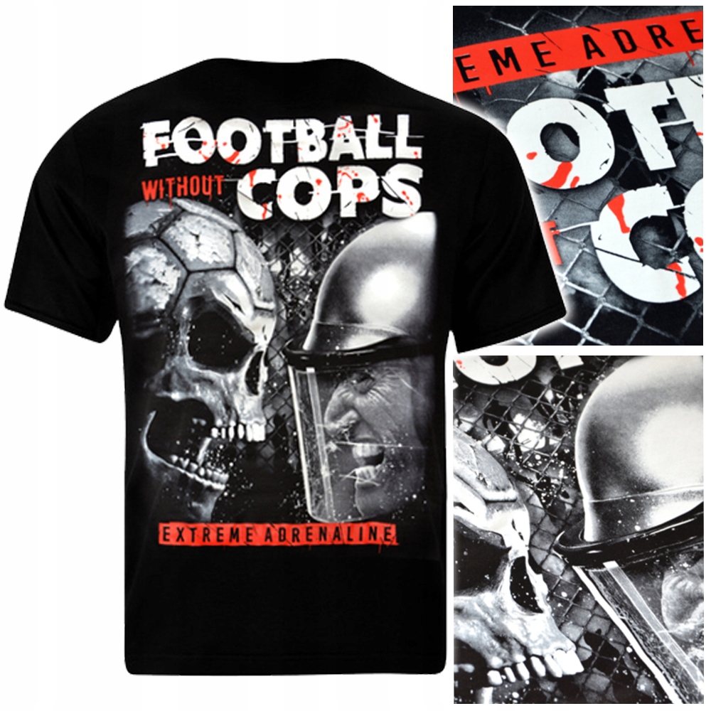 

Koszulka kibicowska męska T-shirt Piłka nożna r.S