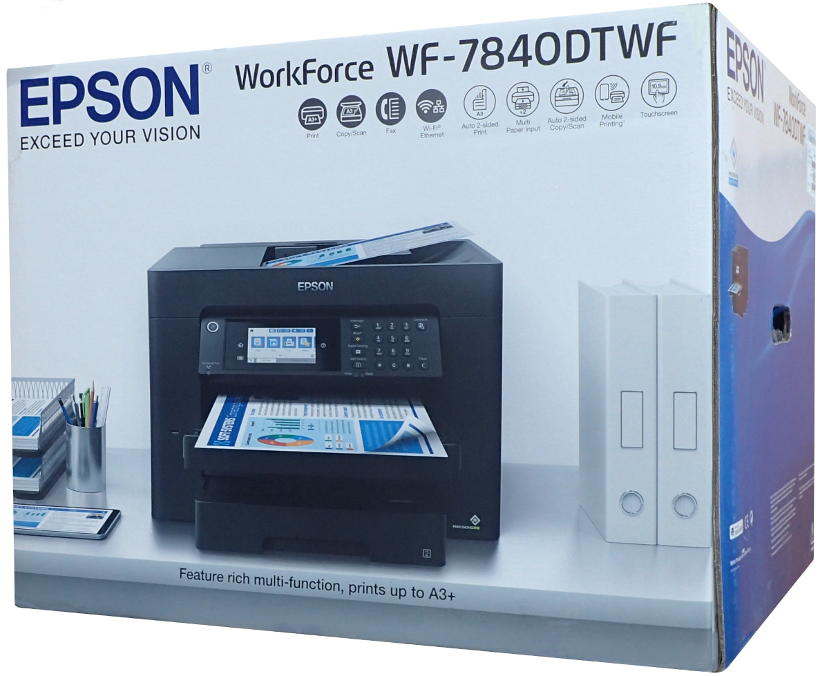 Epson WF-7840DTWF Tiskárna A3+ Adf Duplex Multifunkční zařízení Skener