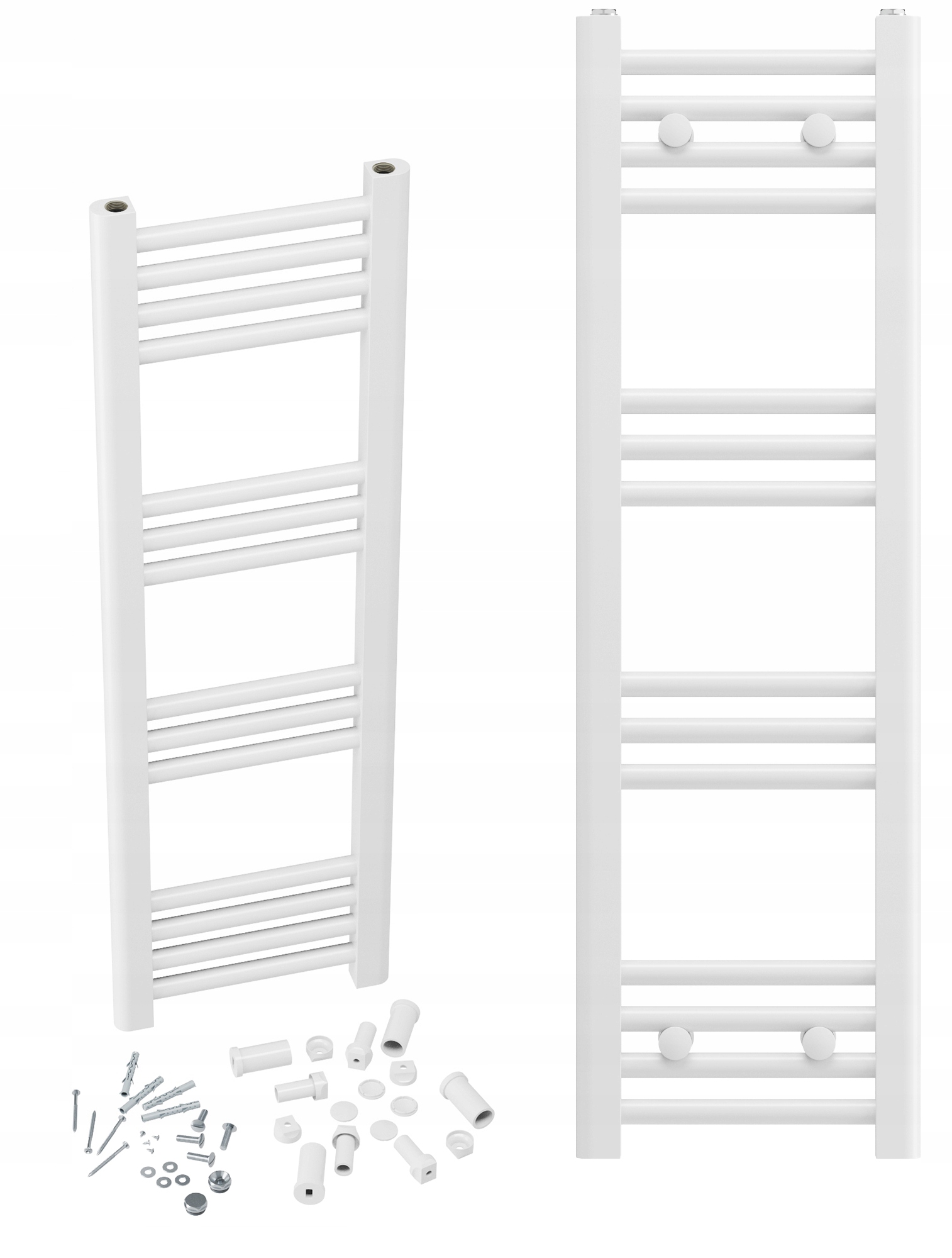 Kúpeľňový Ohrievač Biely Rebrík 30x100 cm Breno Moderný Kaloryfer