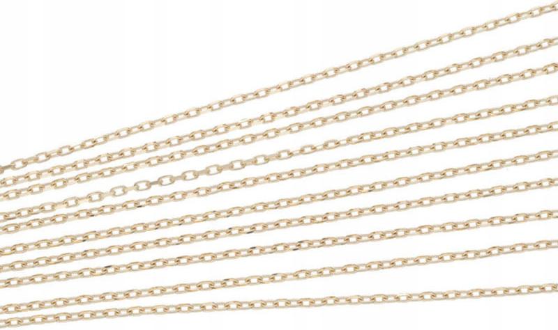 Zlatý řetízek 585 Ankier klasická vazba 45 cm žluté zlato 14 karátů