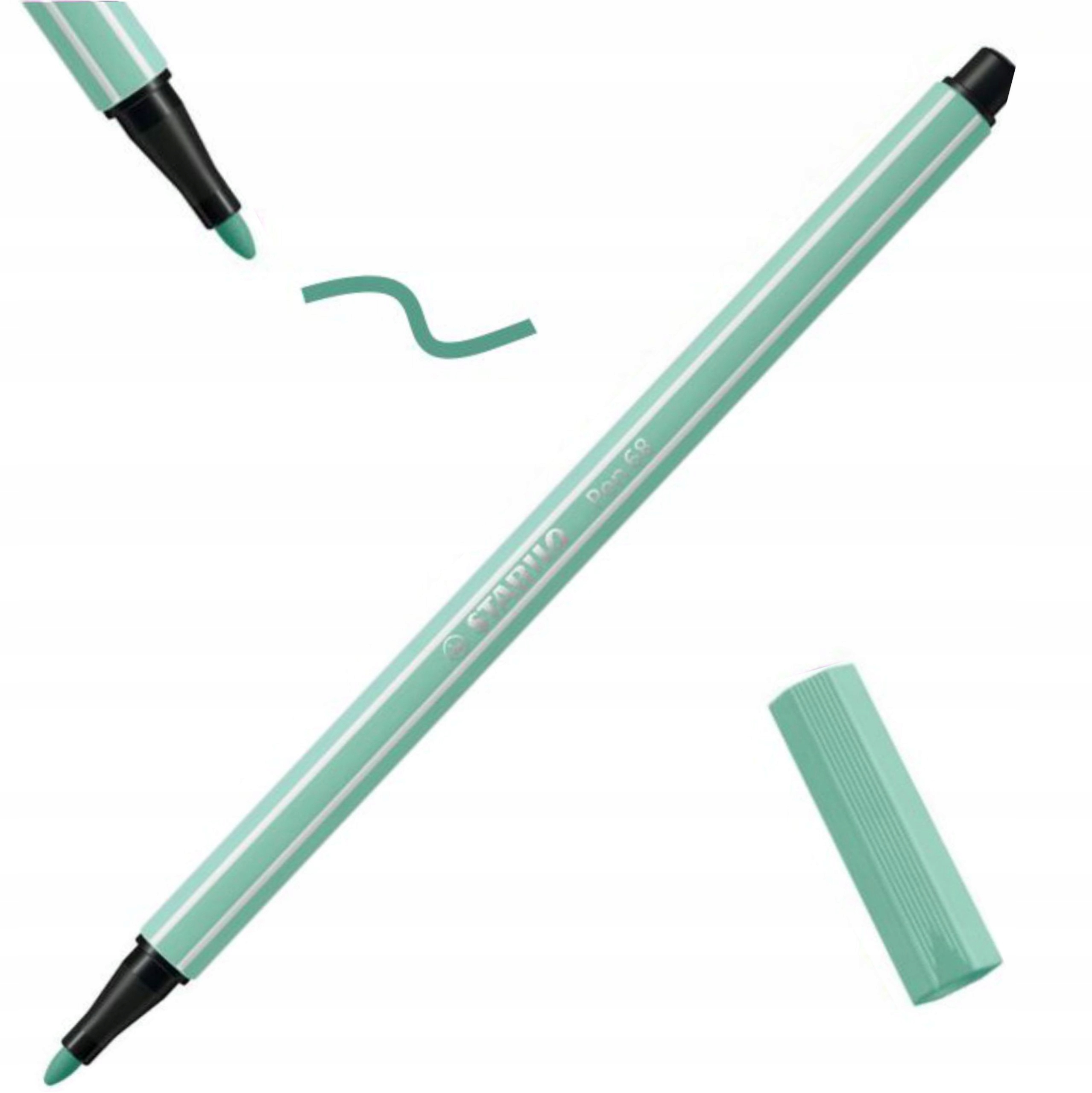 

Pisak flamaster Stabilo eukalipyusowy 68/12 pastel