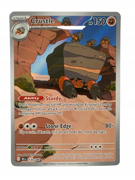 Karta Pokemon: Crustle (BLK 130)/ Black Bolt
