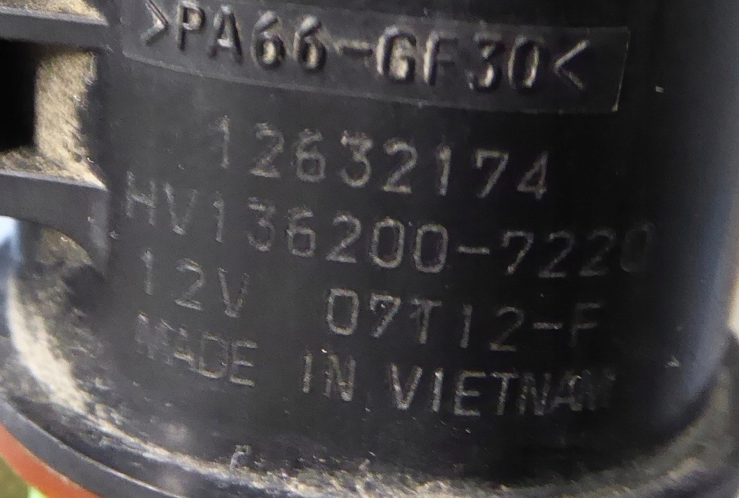 Sensor PAR des Kraftstoffsbehälters OPEL ASTRA K 1.4 TURBO