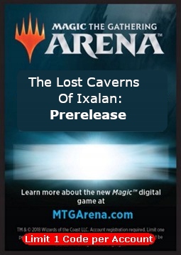 MTG Arena Kod Code The Lost Caverns of Ixalan 6 boosterów @@@@@
